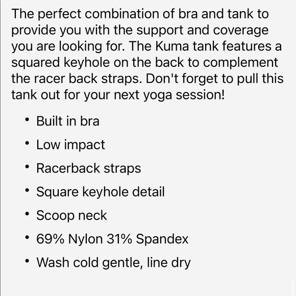 SAVVI KUMA Small White Criss Cross Back Padded Shelf Bra Tank Top - Picture 4 of 6